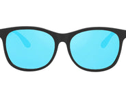 Carbon Black × Neon Blue