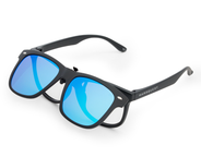 Carbon Black x Neon Blue