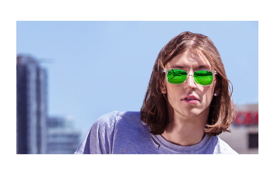 Crystal × Neon Green