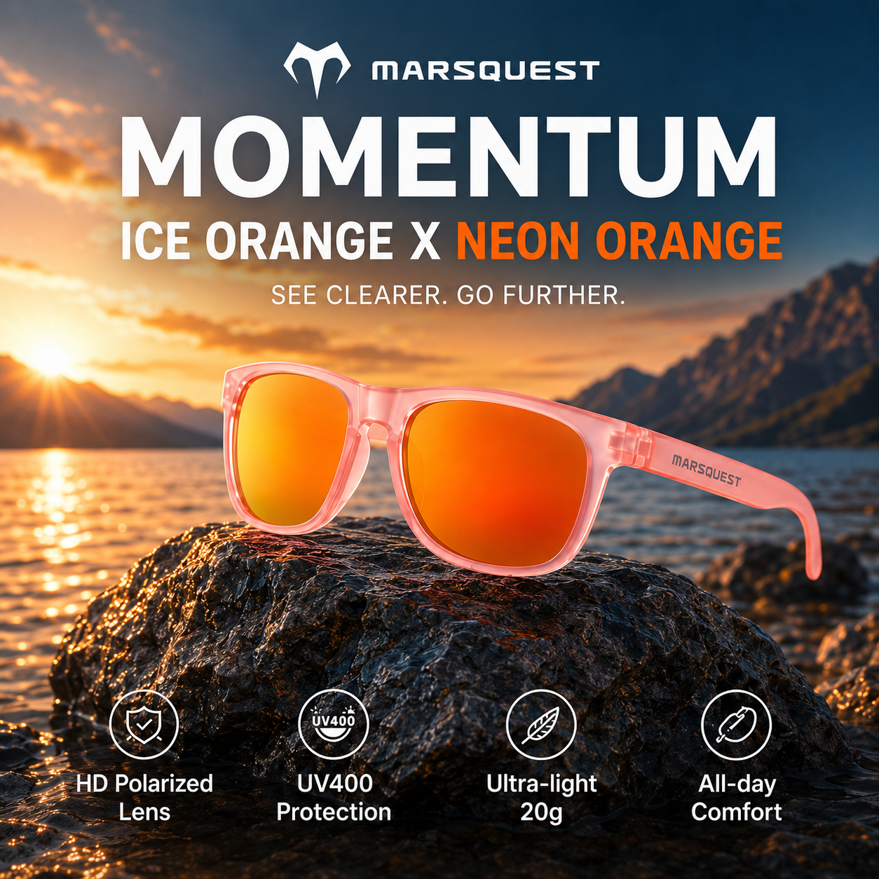 Momentum - Ice Orange x Neon Orange