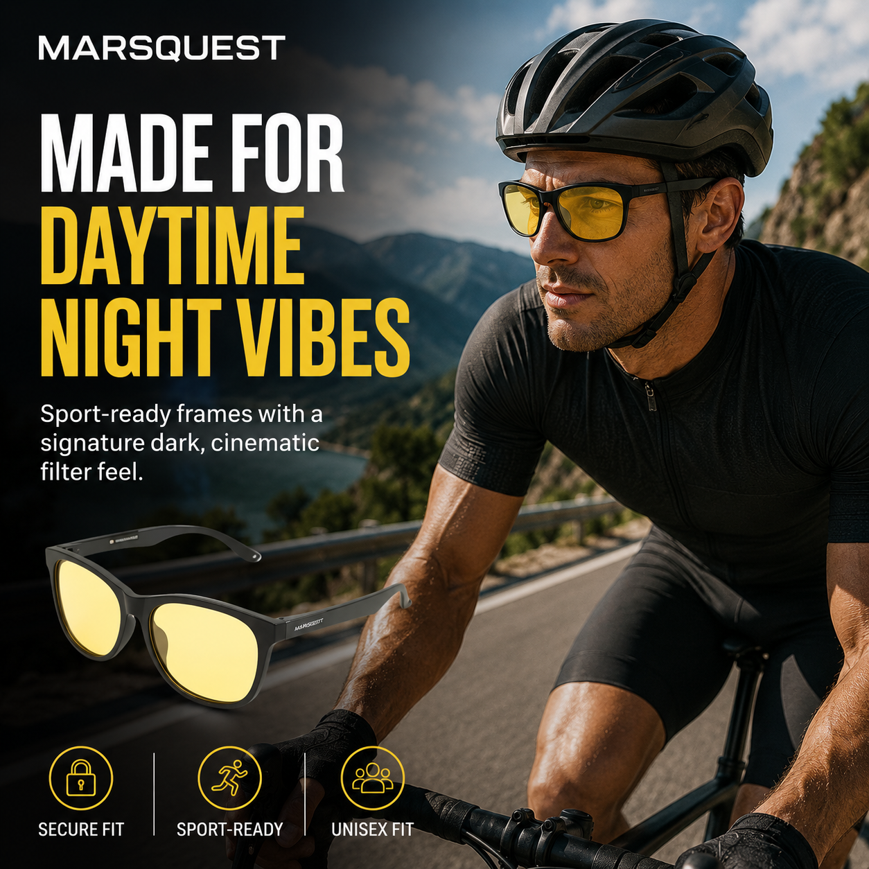 Momentum Night Vision – Black x Yellow Tint